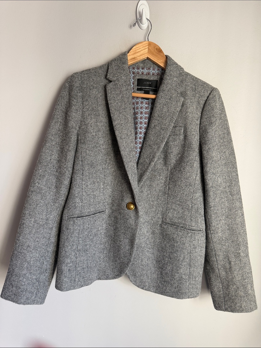 J. Crew Campbell Donegal Wool Blazer 10 - Picture 2 of 8